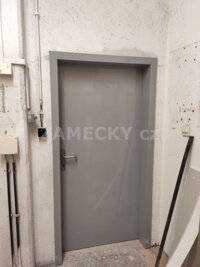 Ocelové dveře s nerezovým kováním