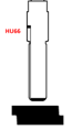 Planžeta autoklíče HU66