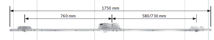 G-U Secury Automatic 1750 mm