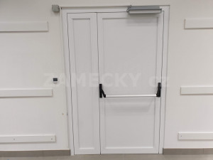 Hliníkové ventilační a únikové dveře