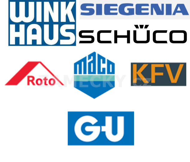 G-U, KFV, Winkhaus, MACO, ROTO, SIEGENIA, SCHUCO