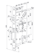 Samozamykací zámek ABLOY EL160 schéma
