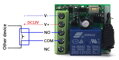 Relé bezdrátové 12V DC / 230V 433MHz