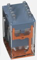 Relé DIN 12V DC /230V relé+patice