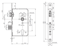 ABLOY N1100 a N1112 schéma