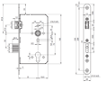 ABLOY N1102 a N1114 schéma