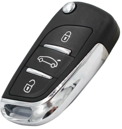 Kompletní autoklíč s dálkovým ovládáním Citroën / Fiat / Peugeot (3 tlačítka) 