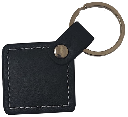 Bezkontaktní RFiD klíčenka kožená