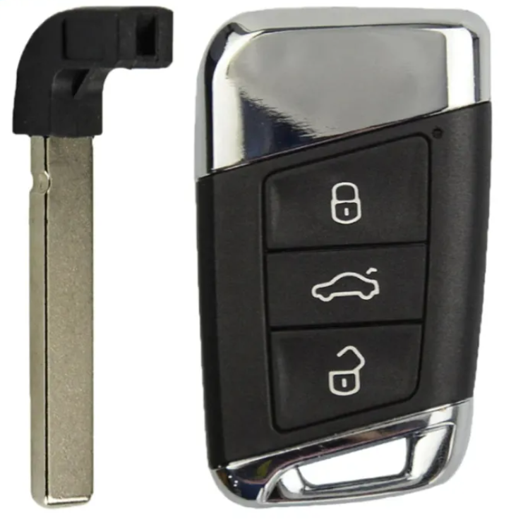 Bezkontaktní obal autoklíče Škoda / VW (3 tlačítka)