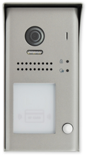 Domovní video telefon V-line povrchová exteriérová 1 tlačítková jednotka s kamerou a čtečkou čipů