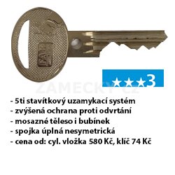 Systém generálního klíče Fab 200 UMW (Zamecky.cz)