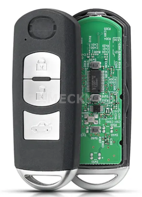 Klíč s dálkovým ovladačem Mazda 3 tlačítka - bezkontaktní