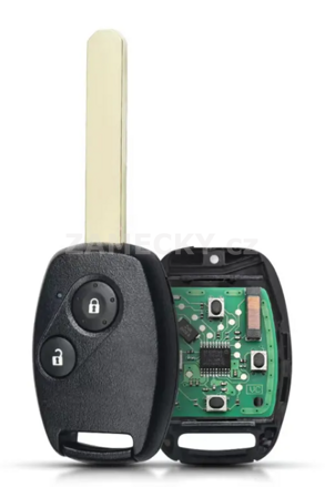 Klíč s dálkovým ovladačem Honda - 2 tlačítka