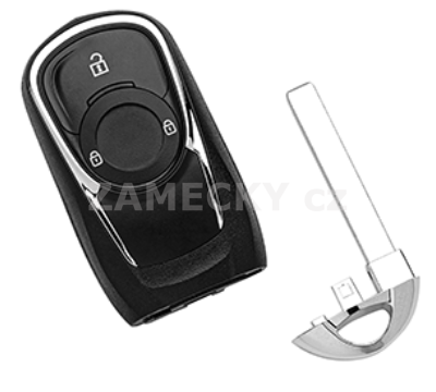 Klíč s dálkovým ovladačem Opel - bezkontaktní