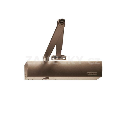 Dveřní zavírač GEZE TS 4000 – Samostatné těleso (Hnědá, s tlumením otevírání)