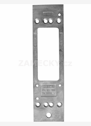Montážní podložka pro GEZE TS 3000 V – Stříbrná (EV1, pro požární dveře)