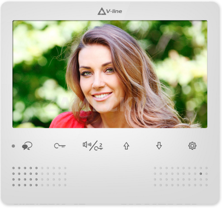 Domovní telefon V-line vnitřní video jednotka - LCD 7" s ukládáním TCP/IP