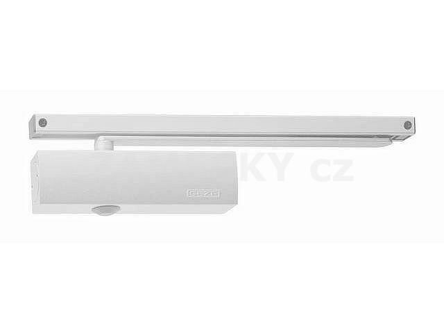 Dveřní zavírač GEZE TS 3000 V – Samostatné těleso (Bílá, pro kluznou lištu)