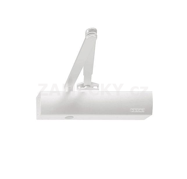 Dveřní zavírač GEZE TS 4000 – Samostatné těleso (Bílá, s tlumením otevírání)