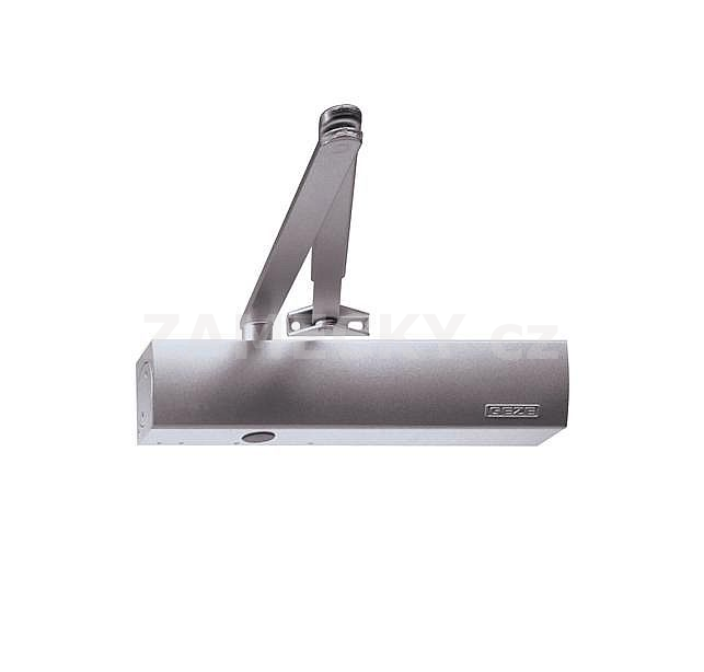 Dveřní zavírač GEZE TS 4000 – Samostatné těleso (Stříbrná, s tlumením otevírání)