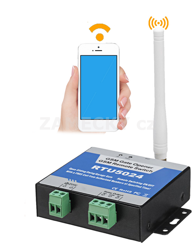 GSM relé RTU5024 pro dálkové ovládání mobilním telefonem