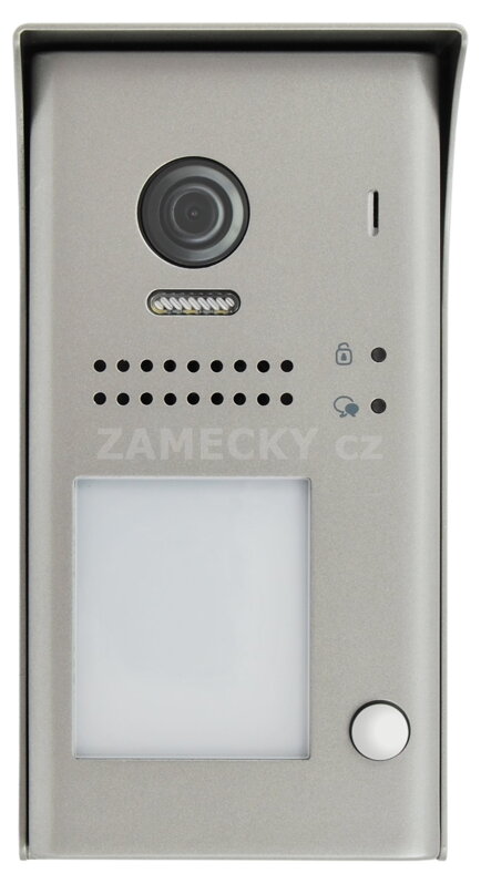 Domovní video telefon V-line povrchová exteriérová 1 tlačítková jednotka s kamerou