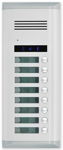 Domovní audio telefon V-line povrchová exterierová 8 tlačítková audio jednotka